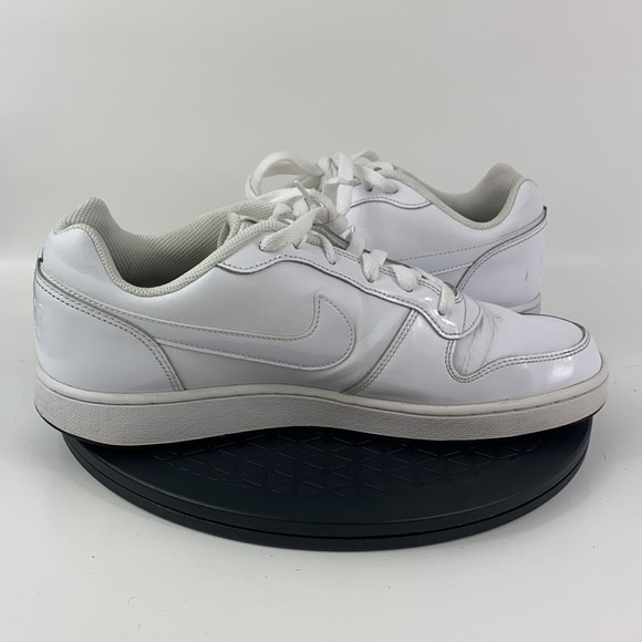 Nike Ebernon Low Triple White Leather Athletic Shoes BV1167-100 Men’s Size 10.5 - Picture 10 of 12